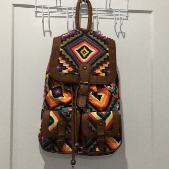 Geometric print backpack - Picture 1 of 1